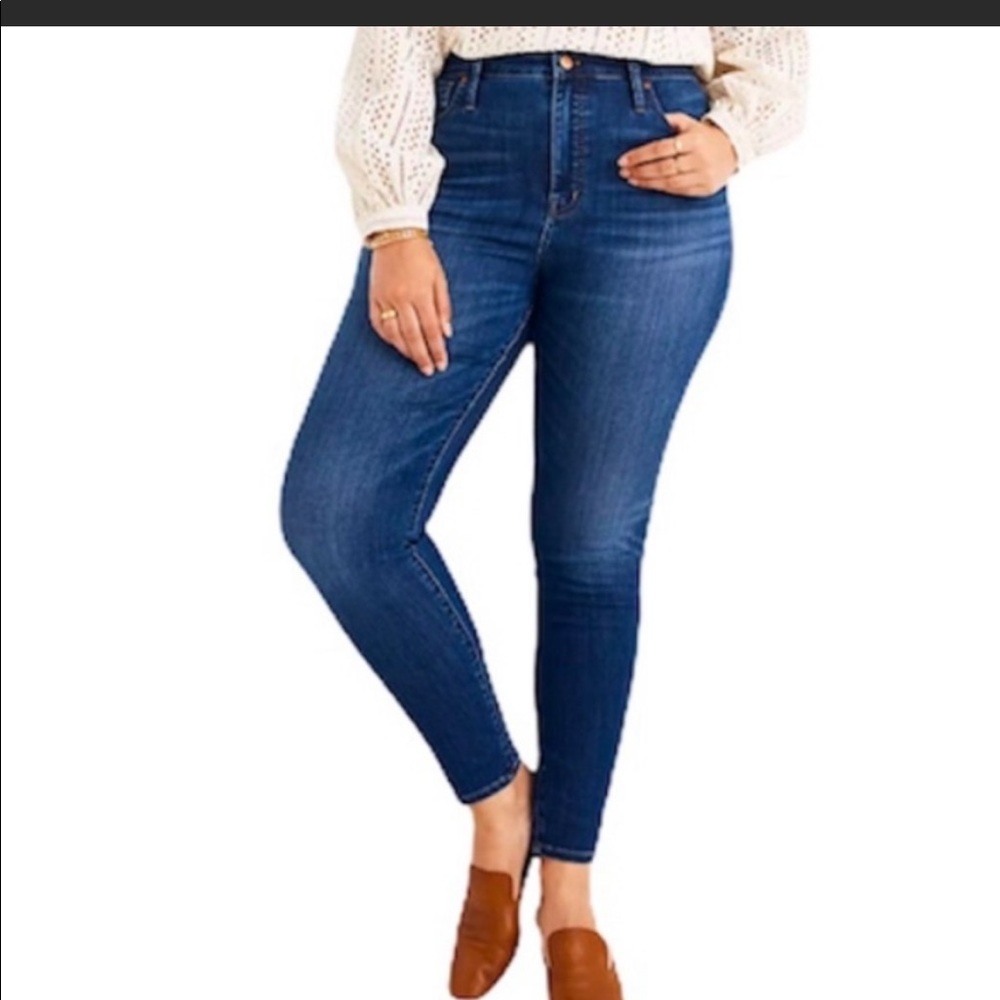 Madewell 10” High Rise Skinny Denim/Jean’s Size 32 EUC